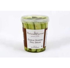 Natural Harvest Garlic Kosher Dill Pickle Spears