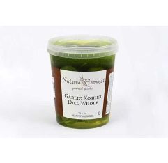 Natural Harvest Garlic Kosher Dill Pickles Whole