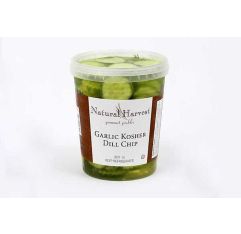Natural Harvest Garlic Kosher Dill Pickle Chips