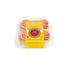 Rubicon Bakers Lemon Raspberry Cupcakes Vegan