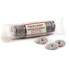 Herman The German Chocolate Rings with Sprinkles