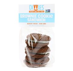 Divvies Vanilla Brownie Sandwich Vegan