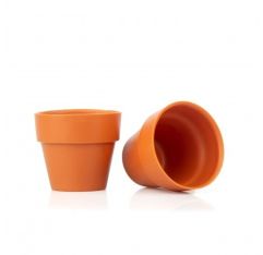 Dobla Chocolate Flower Pot Colored