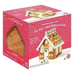 Create-A-Treat Pre-Built Gingerbread House Kit