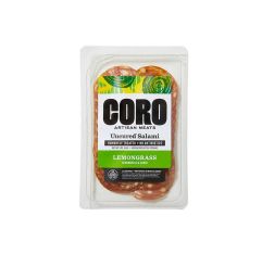 Coro Foods Uncured Lemongrass Salami Sliced