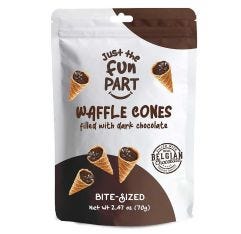 Just The Fun Part Waffle Cone Dark Chocolate
