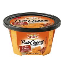 President Cheddar And Bacon Pub Cheese