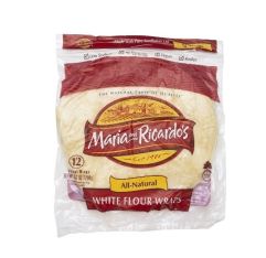 Maria & Ricardo's White Flour Tortillas 12 inch Vegan