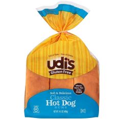 Udi's Classic Hot Dog Bun Gluten Free