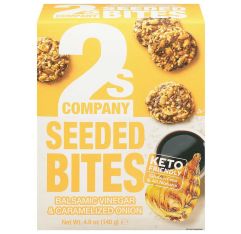 2S Company Balsamic Vinegar & Caramelized Onion Seeded Bites Gluten Free