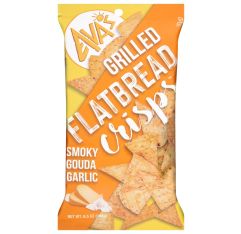 Ava's Smoky Gouda Garlic Flatbread Crisps