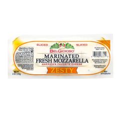 Belgioioso Zesty Fresh Mozzarella Log Sliced
