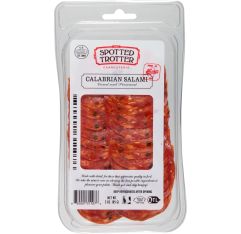 Spotted Trotter Calabrian Salami with Capers Sliced
