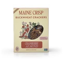 Maine Crisp Cranberry Almond Buckwheat Crisps