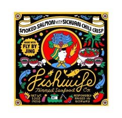Fishwife Tinned Seafood Co Smoked Salmon with Sichuan Chili Crisp