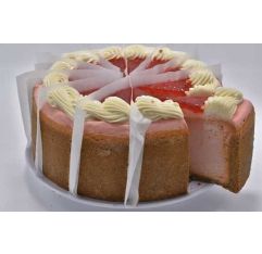 King Cheesecake Monster Strawberry Swirl Cheesecake 12 Slices