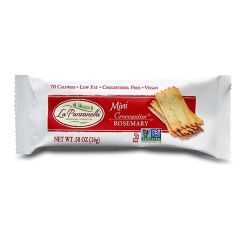 La Panzanella Rosemary Croccantini Crackers Airline Pack Vegan