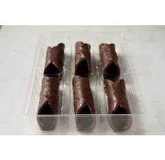 Artuso Pastry Chocolate Dipped Cannoli Shells Large
