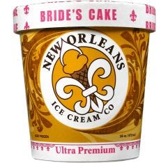 New Orleans Ice Bride's Cake Ice Cream
