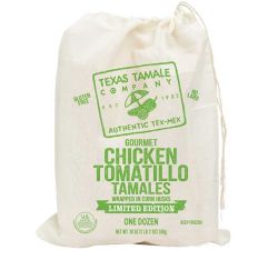 Texas Tamale Company Inc. Chicken Tomatillo Tamales