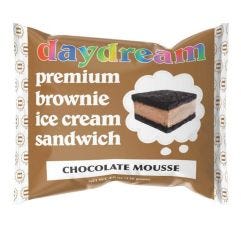 Daydream Ice Cream Chocolate Mousse Brownie Ice Cream Sandwich