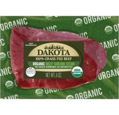 Dakota Top Sirloin Steak Grass Fed Organic