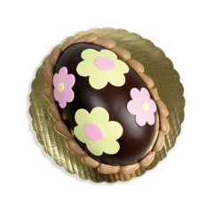 Dream Cakes Chocolate Cake with Flowers Egg-Shaped