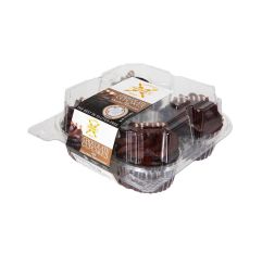 Antonina's Bakery Chocolate Cupcakes Gluten Free 4 Count