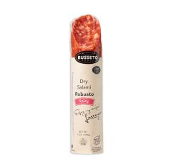 Busseto Dry Wrap Robusto Spicy Salami Chub