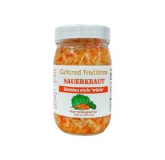Cultured Traditions Russian Style White Sauerkraut ORGANIC