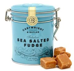 Cartwright & Butler Sea Salted Caramel Fudge in Tin