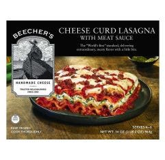 Beecher's Cheese Curd Lasagna with Meat Sauce