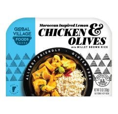 Global Village Foods Moroccan Lemon Chicken & Millet Brown Rice