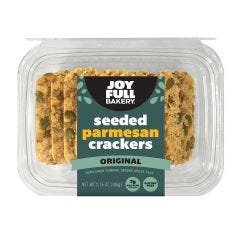 Joyfull Original Seeded Parmesan Crackers