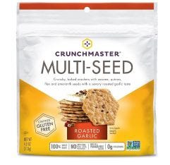 Crunchmaster Multi-Seed Roasted Garlic Cracker Gluten Free
