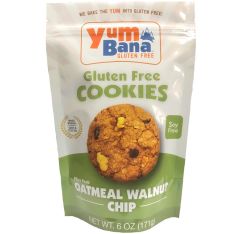 Yumbana Gf Oatmeal Walnut Chip Cookies Gluten Free