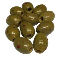 Farm Ridge Seasoned Green Olives Pitted