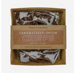 Potters Crackers Caramelized Onion Crisps Organic