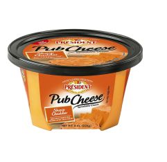 President Sharp Cheddar Pub Cheese