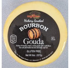 Red Apple Hickory Smoked Bourbon Gouda Wheel