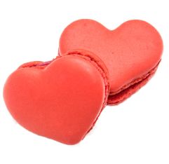 Alon's Red Raspberry Macaron Heart