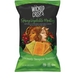 Wicked Crisps Sea Salt Vegetable Medley Crisps Vegan