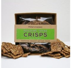Potters Crackers Rosemary Thyme Crisps Organic