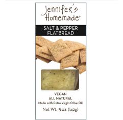 Jennifer Homemade Salt & Pepper Flatbread Vegan