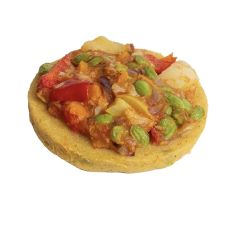 Kabobs Roasted Vegetable Polenta Medallion