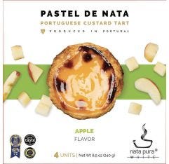 Nata Pura Pastel de Nata Apple 4 count