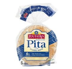 Toufayan Classic White Pita Vegan