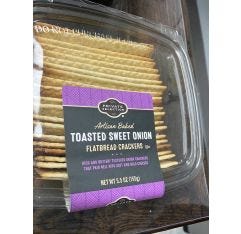 Private Selection Toasted Sweet Onion Flatbread Crackers