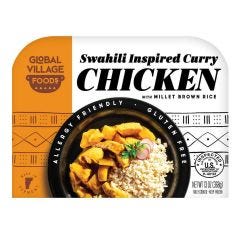 Global Village Foods Swahili Curry Chicken & Millet Brown Rice