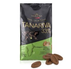Valrhona Tanariva 33% Chocolate Couverture Kosher